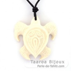 Pendentif Tortue en Os