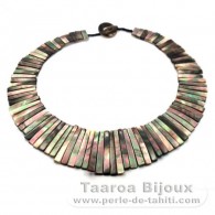 Collier en nacre de Tahiti - Longueur = 45 cm