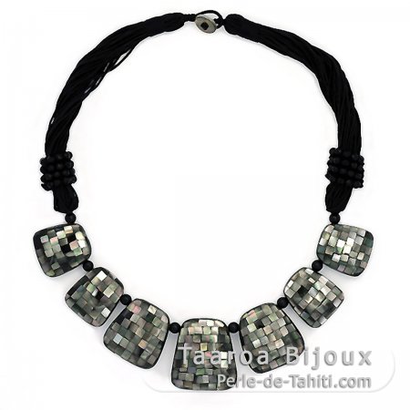 Collier en nacre de Tahiti - Longueur = 50 cm
