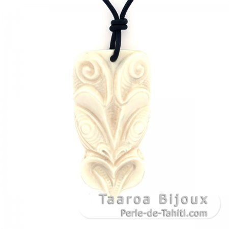 Pendentif Tiki en Os