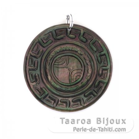 Pendentif en Nacre de Tahiti