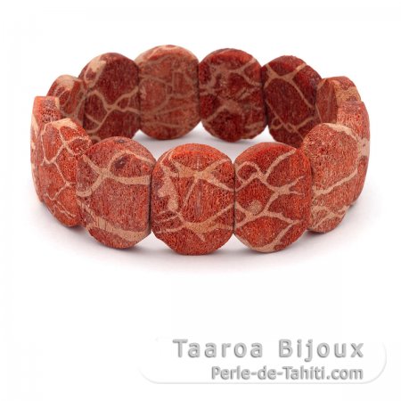 Bracelet en Corail - Diamtre = 6.5 cm