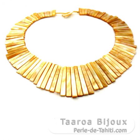 Collier en nacre d\'Australie - Longueur = 43 cm