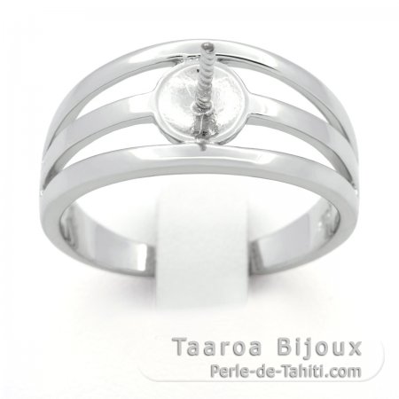 Bague en Argent pour 1 Perle de 8  11 mm
