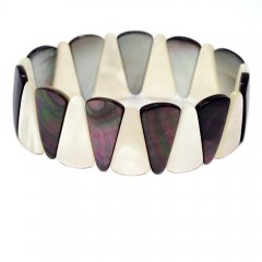 Bracelet en nacre de Tahiti - Taille = 18 cm