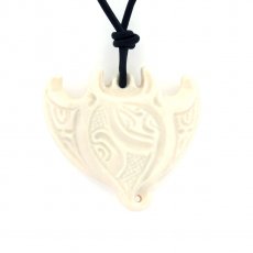 Pendentif Raie Manta en Os