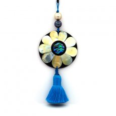 Pendentif en nacre et 2 Perles de Tahiti