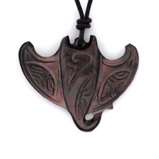 Pendentif Raie Manta en nacre de Tahiti