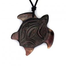 Pendentif Tortue en nacre de Tahiti