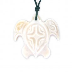 Pendentif Tortue en Os