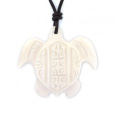 Pendentif Tortue en Os