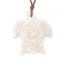 Pendentif Tortue en Os