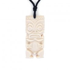 Pendentif Tiki en Os