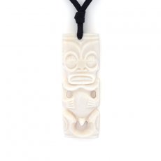 Pendentif Tiki en Os