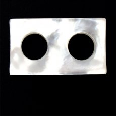 Forme rectangle en Nacre - 25 x 14.5 x 5 mm