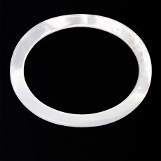 Forme ovale en nacre - 45 x 35 x 2 mm