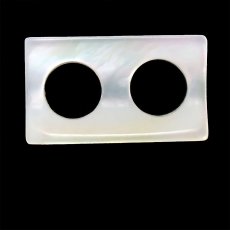 Forme rectangle en Nacre - 14 x 8 x 3.5 mm