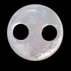 Forme ronde en nacre - Diamtre de 15 mm