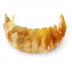 Bracelet en nacre d'Australie - Longueur = 20 cm