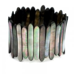 Bracelet en nacre de Tahiti - Diamtre = 6 cm
