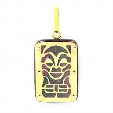 Pendentif en Or 18K et Nacre de Tahiti - Dimensions = 18 X 12 mm - Sant