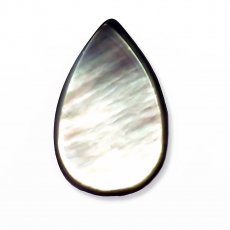 Forme goutte en nacre de Tahiti - 24 x 15 mm