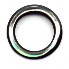 Forme ronde en nacre de Tahiti - Diamtre de 25 mm