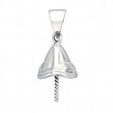 Pendentif en Argent Rhodi pour 1 Perle de 10  16 mm