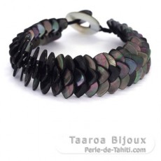 Bracelet en nacre de Tahiti - Longueur = 20 cm