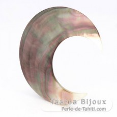 Forme en nacre de Tahiti - Diamtre de 56 mm