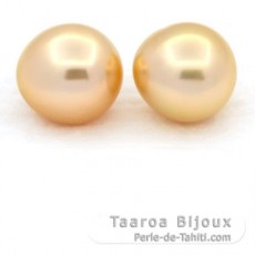 Lot de 2 Perles Australiennes Semi-Baroques C de 12 mm