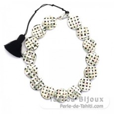 Collier en mosaque de Nacre