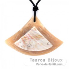 Pendentif en Coquillage (Troca de Tahiti)