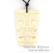 Pendentif Tiki en Os