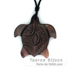 Pendentif Tortue en nacre de Tahiti