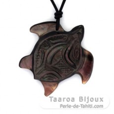 Pendentif Tortue en nacre de Tahiti