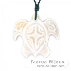 Pendentif Tortue en Os