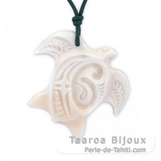 Pendentif Tortue en Os