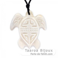 Pendentif Tortue en Os