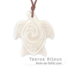 Pendentif Tortue en Os