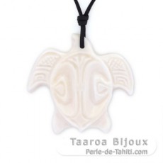 Pendentif Tortue en Os