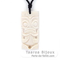 Pendentif Tiki en Os