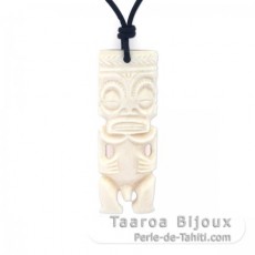 Pendentif Tiki en Os