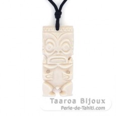 Pendentif Tiki en Os