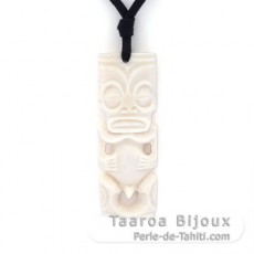 Pendentif Tiki en Os