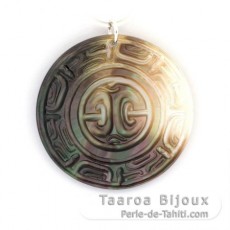 Pendentif en Nacre de Tahiti