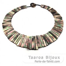 Collier en nacre de Tahiti - Longueur = 40 cm