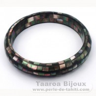 Bracelet en nacre de Tahiti - Diamtre = 7 cm