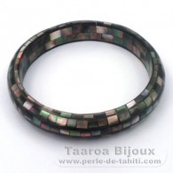 Bracelet en nacre de Tahiti - Diamtre = 6 cm