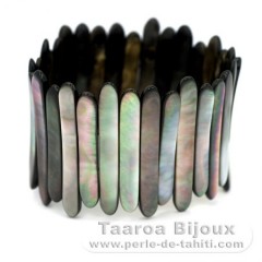 Bracelet en nacre de Tahiti - Diamtre = 6 cm